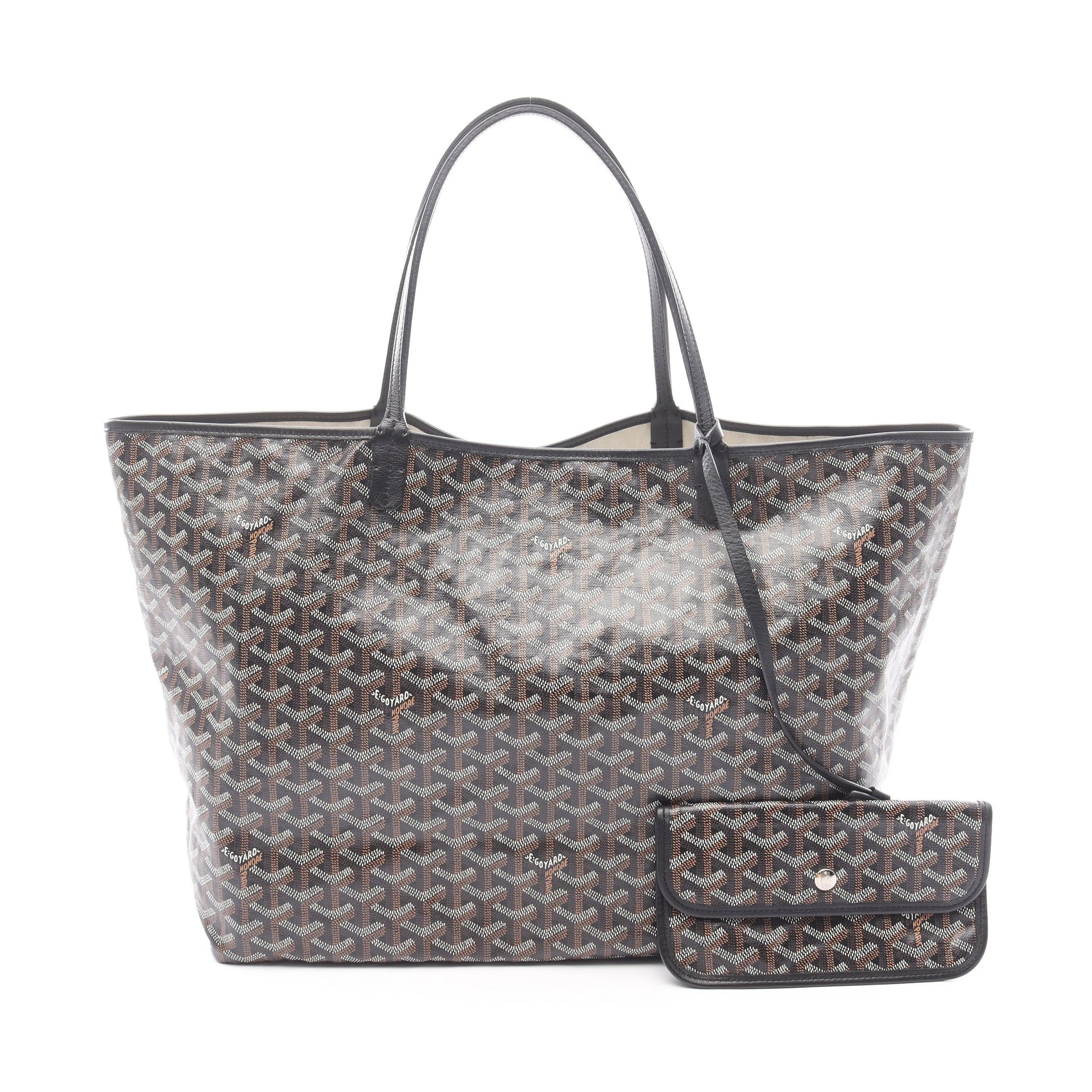 サンルイGM ハンドバッグ トートバッグ コーティングキャンバス レザー ブラック マルチカラー ゴヤール バッグ GOYARD