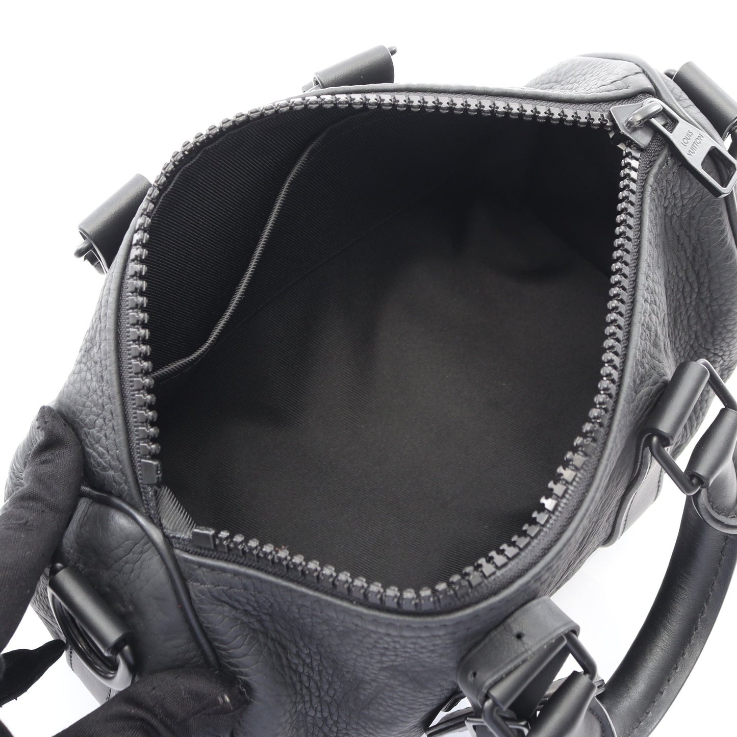 キーポル バンドリエール25 トリヨンモノグラム ノワール ハンドバッグ レザー ブラック 2WAY ルイヴィトン バッグ LOUIS VUITTON