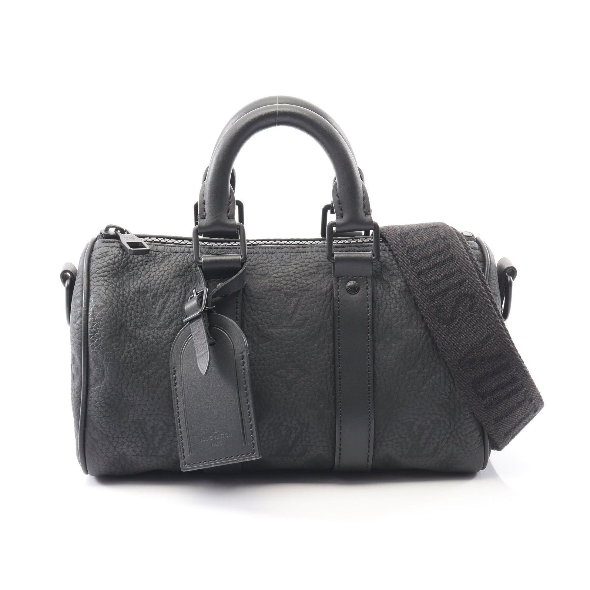 キーポル バンドリエール25 トリヨンモノグラム ノワール ハンドバッグ レザー ブラック 2WAY ルイヴィトン バッグ LOUIS VUITTON