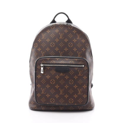 ジョッシュ NV モノグラムマカサー バックパック リュックサック PVC レザー ブラウン ブラック ルイヴィトン バッグ LOUIS VUITTON