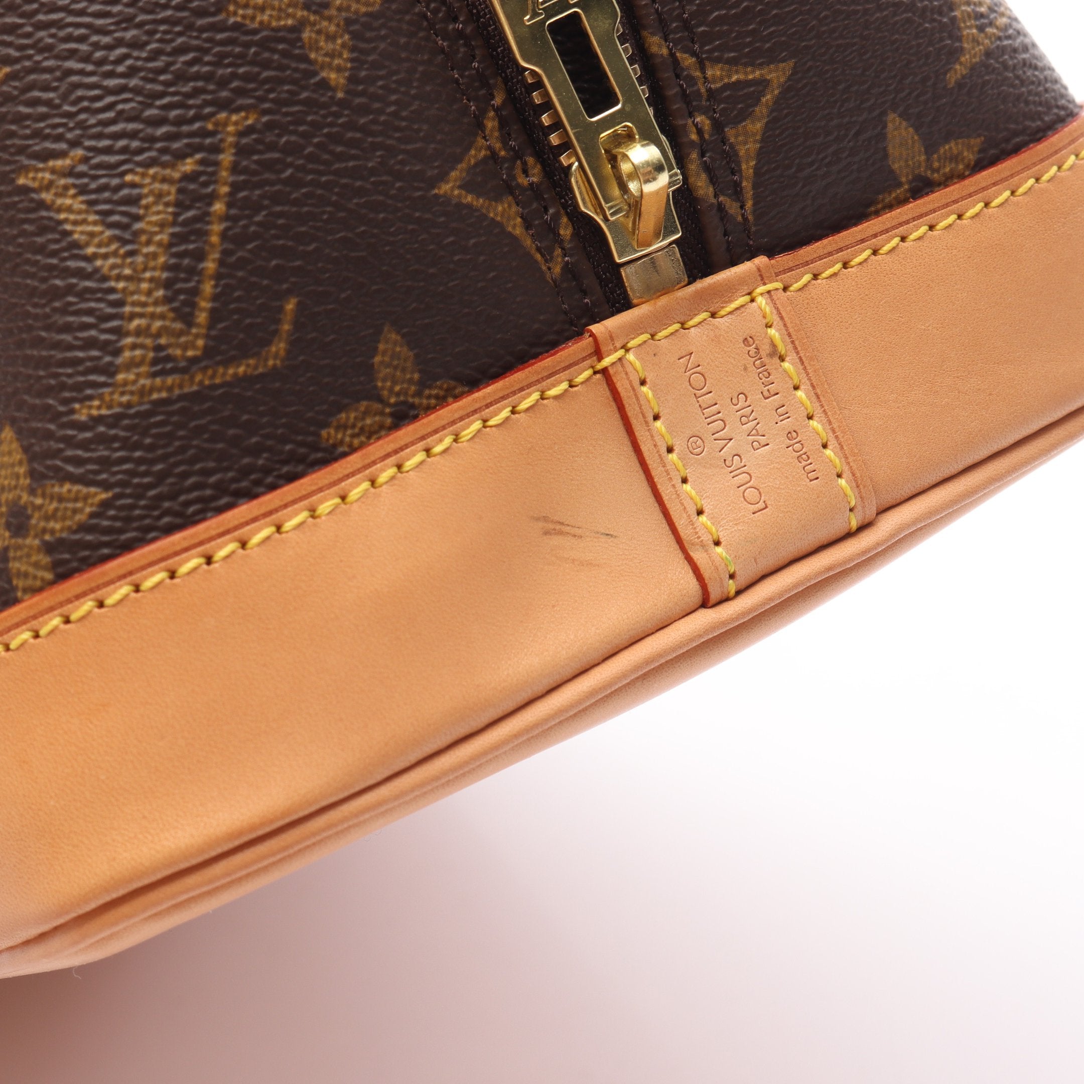 大人気✨ルイヴィトン モノグラム アルマPM ハンドバッグ　PVC ブラウン アルマPM モノグラム ハンドバッグ PVC レザー ブラウン ルイ