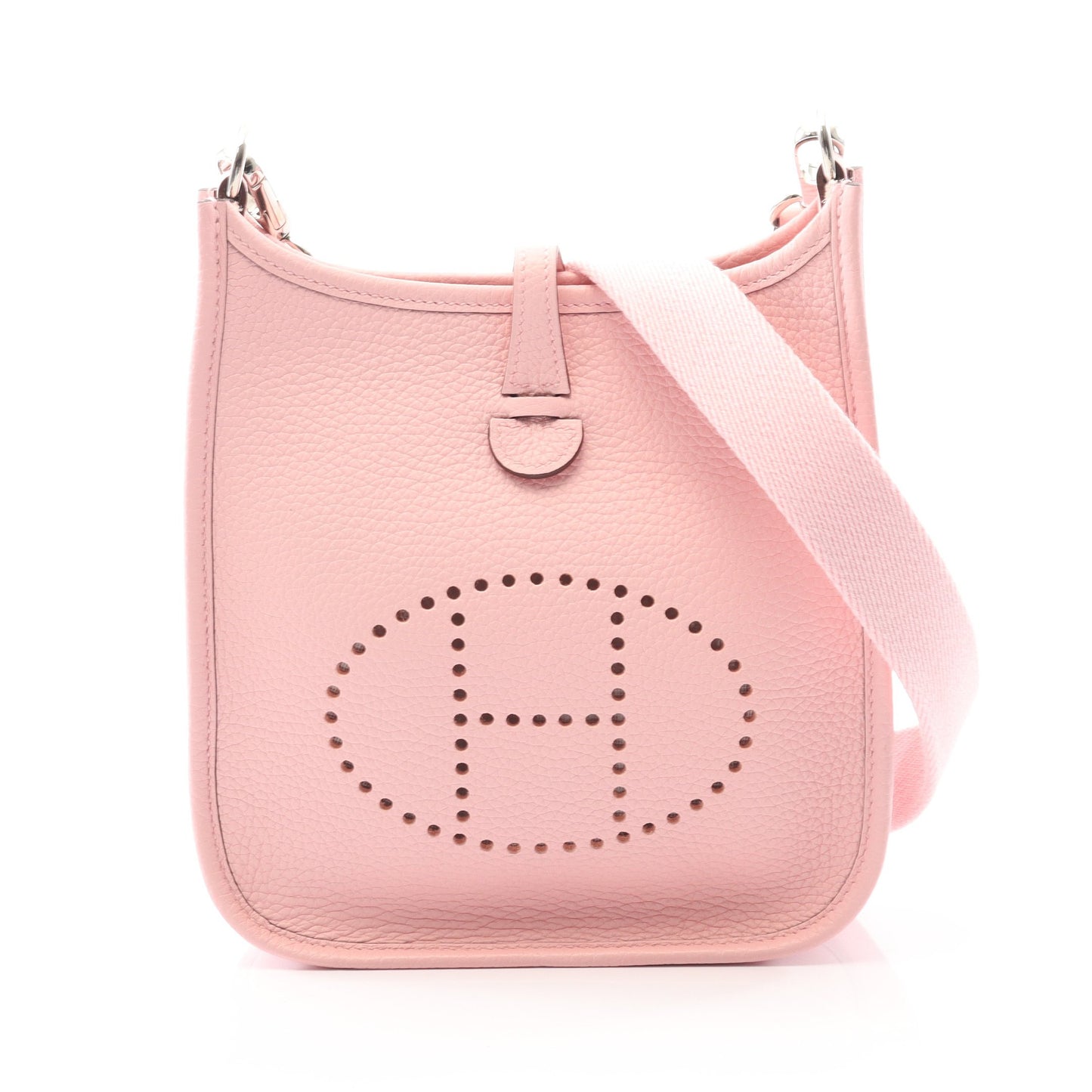 エヴリンTPM ローズサクラ ショルダーバッグ トリヨンクレマンス ピンク シルバー金具 B刻印 エルメス バッグ HERMES