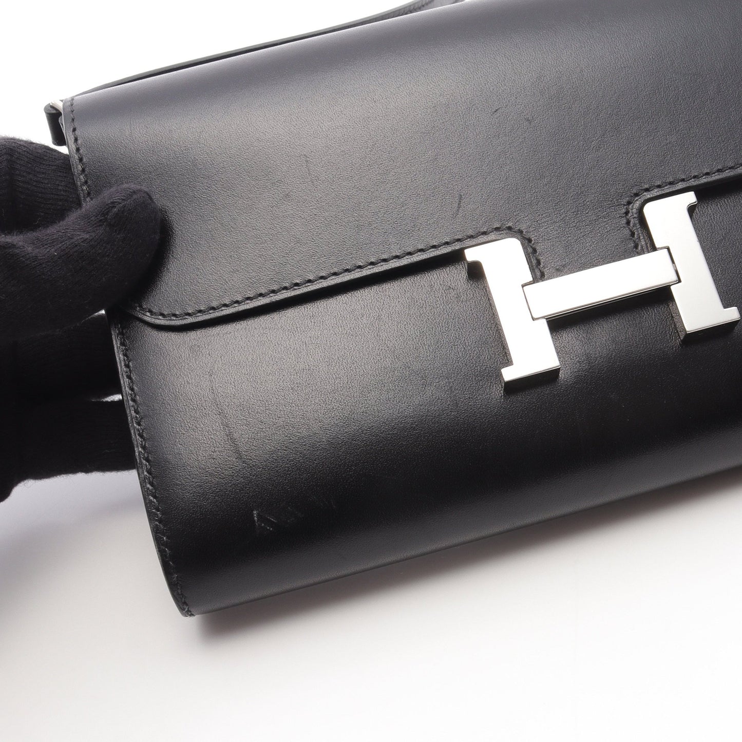 コンスタンス ロング トゥーゴー ショルダーウォレット タデラクト ブラック シルバー金具 B刻印 エルメス バッグ HERMES