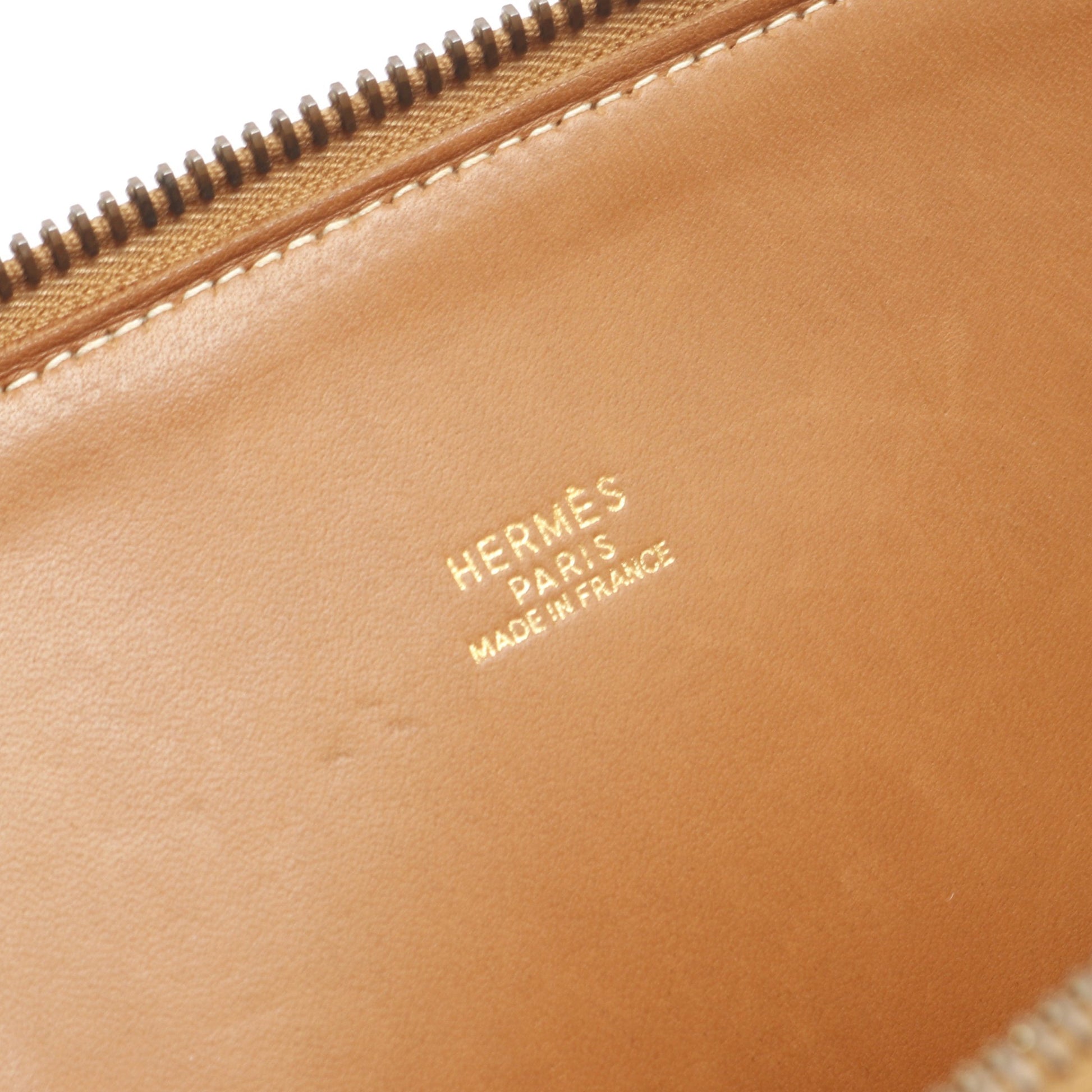 ボリード31 ゴールド ハンドバッグ クシュベル ブラウン ゴールド金具 2WAY □A刻印 エルメス バッグ HERMES