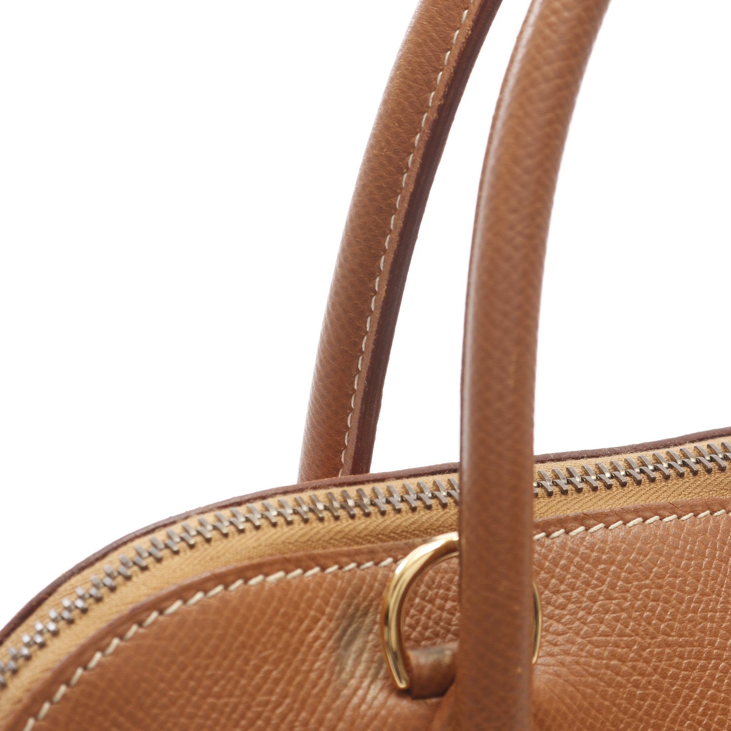 ボリード31 ゴールド ハンドバッグ クシュベル ブラウン ゴールド金具 2WAY □A刻印 エルメス バッグ HERMES