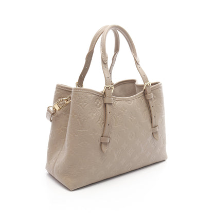 バビロントートPM モノグラムアンプラント トゥルトレール ハンドバッグ レザー グレーベージュ 2WAY ルイヴィトン バッグ LOUIS VUITTON