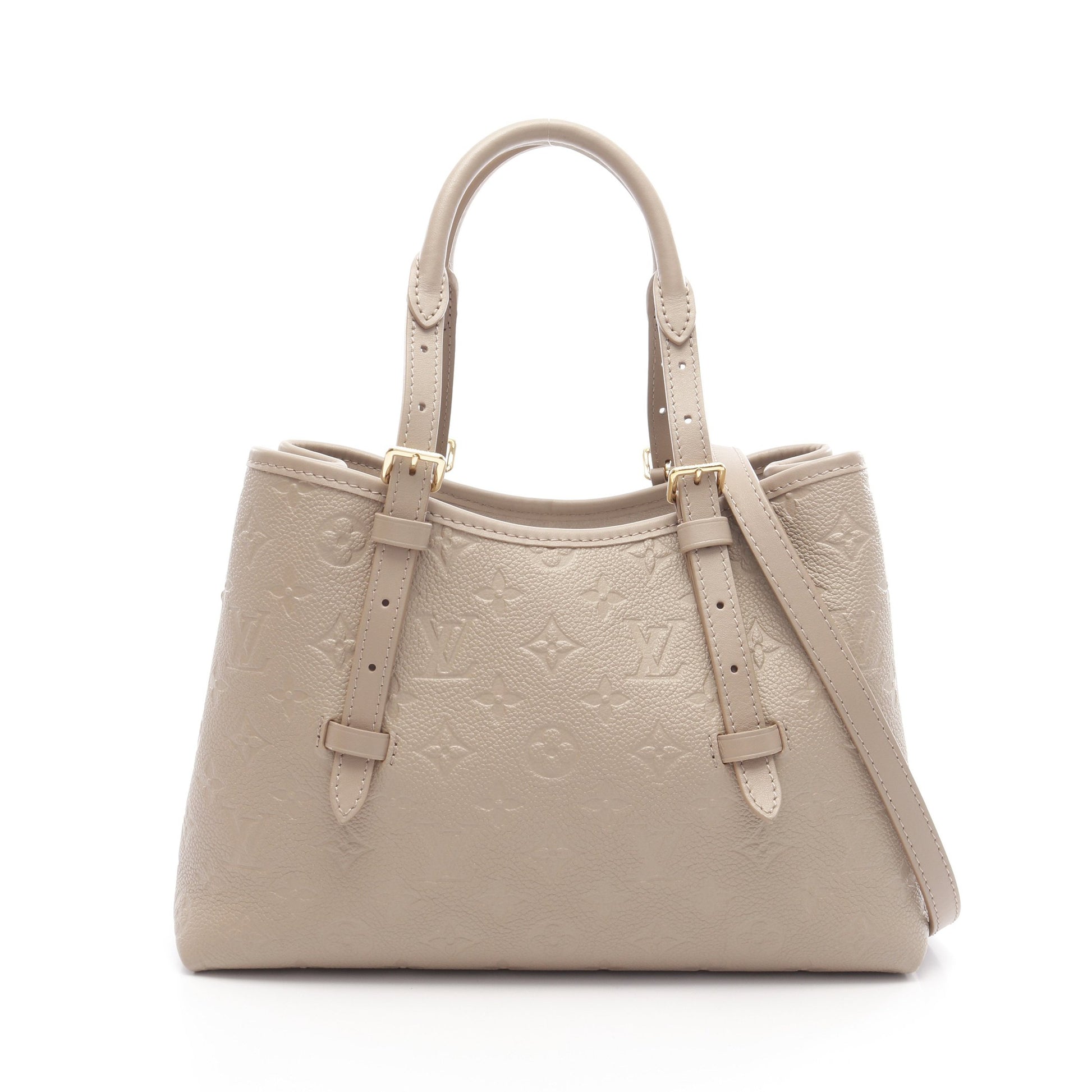 バビロントートPM モノグラムアンプラント トゥルトレール ハンドバッグ レザー グレーベージュ 2WAY ルイヴィトン バッグ LOUIS VUITTON