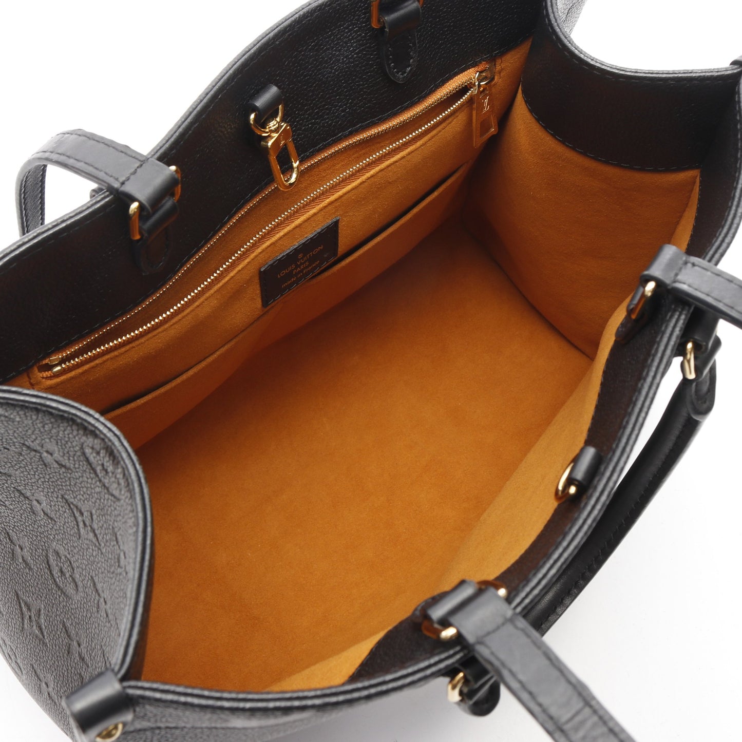 オンザゴーMM モノグラムアンプラント ノワール ショルダーバッグ トートバッグ レザー ブラック 2WAY ルイヴィトン バッグ LOUIS VUITTON
