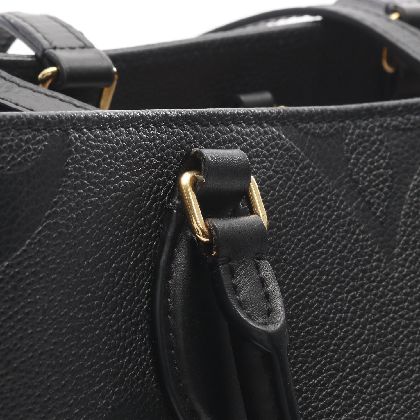 オンザゴーMM モノグラムアンプラント ノワール ショルダーバッグ トートバッグ レザー ブラック 2WAY ルイヴィトン バッグ LOUIS VUITTON