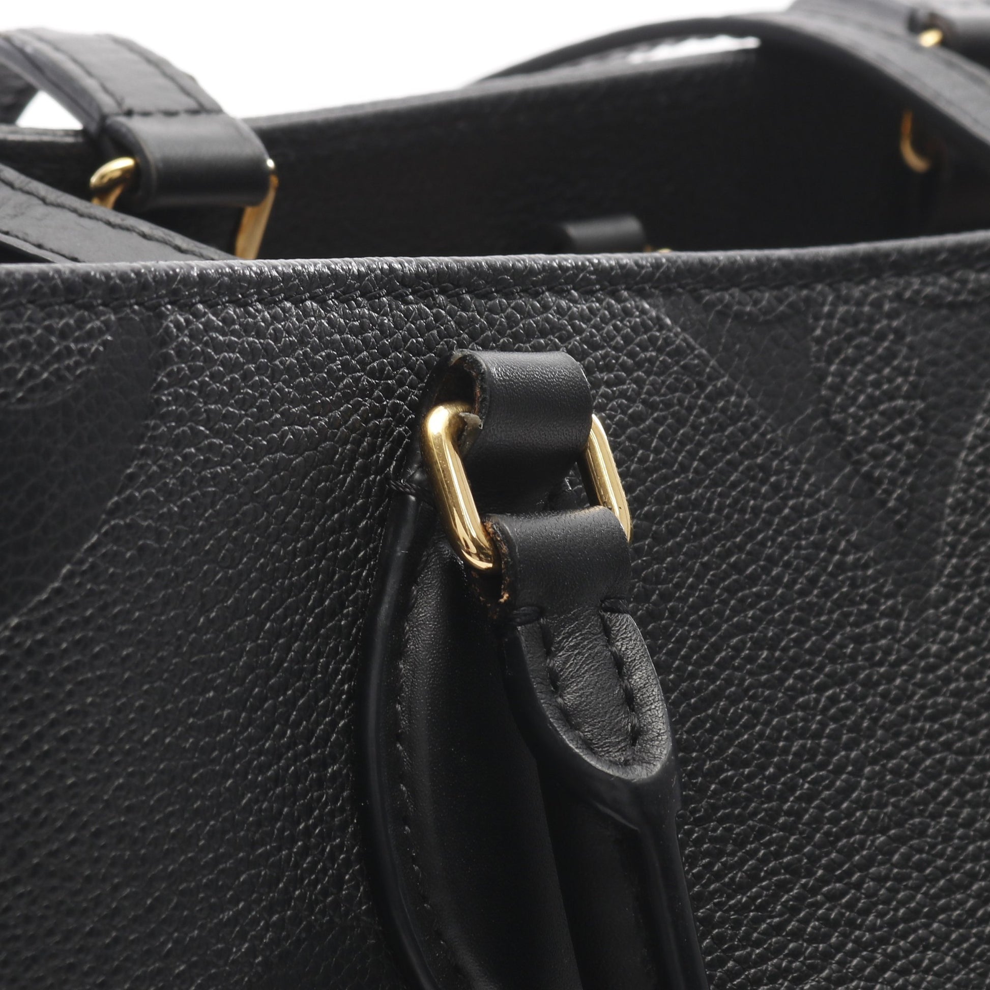 オンザゴーMM モノグラムアンプラント ノワール ショルダーバッグ トートバッグ レザー ブラック 2WAY ルイヴィトン バッグ LOUIS VUITTON