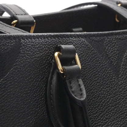 オンザゴーMM モノグラムアンプラント ノワール ショルダーバッグ トートバッグ レザー ブラック 2WAY ルイヴィトン バッグ LOUIS VUITTON