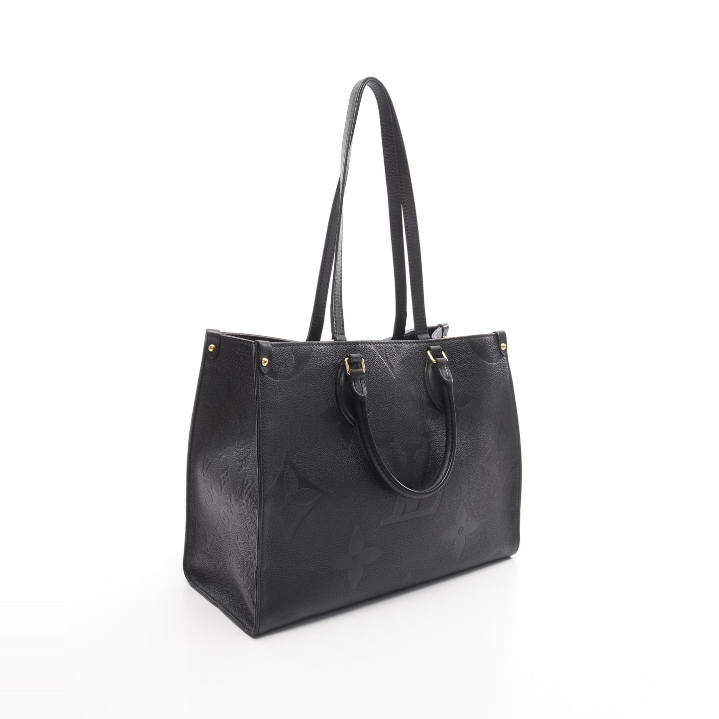 オンザゴーMM モノグラムアンプラント ノワール ショルダーバッグ トートバッグ レザー ブラック 2WAY ルイヴィトン バッグ LOUIS VUITTON