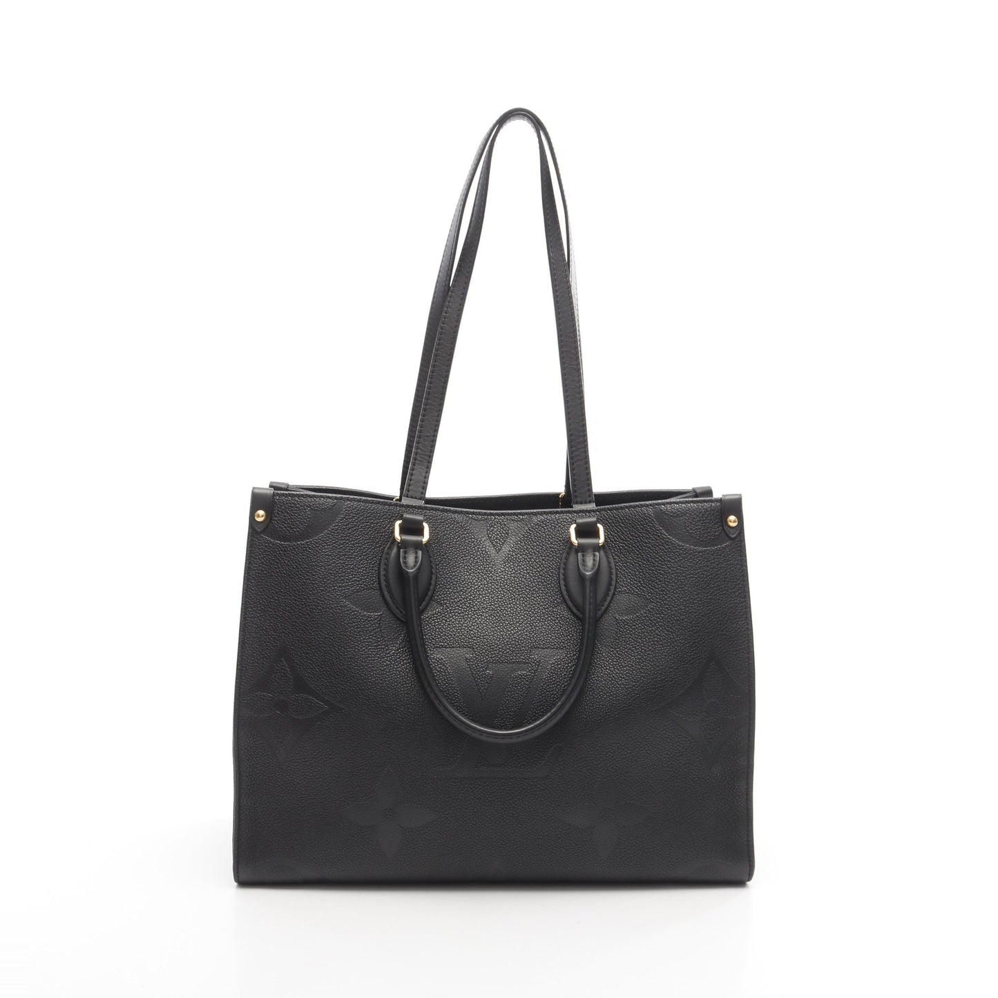 オンザゴーMM モノグラムアンプラント ノワール ショルダーバッグ トートバッグ レザー ブラック 2WAY ルイヴィトン バッグ LOUIS VUITTON
