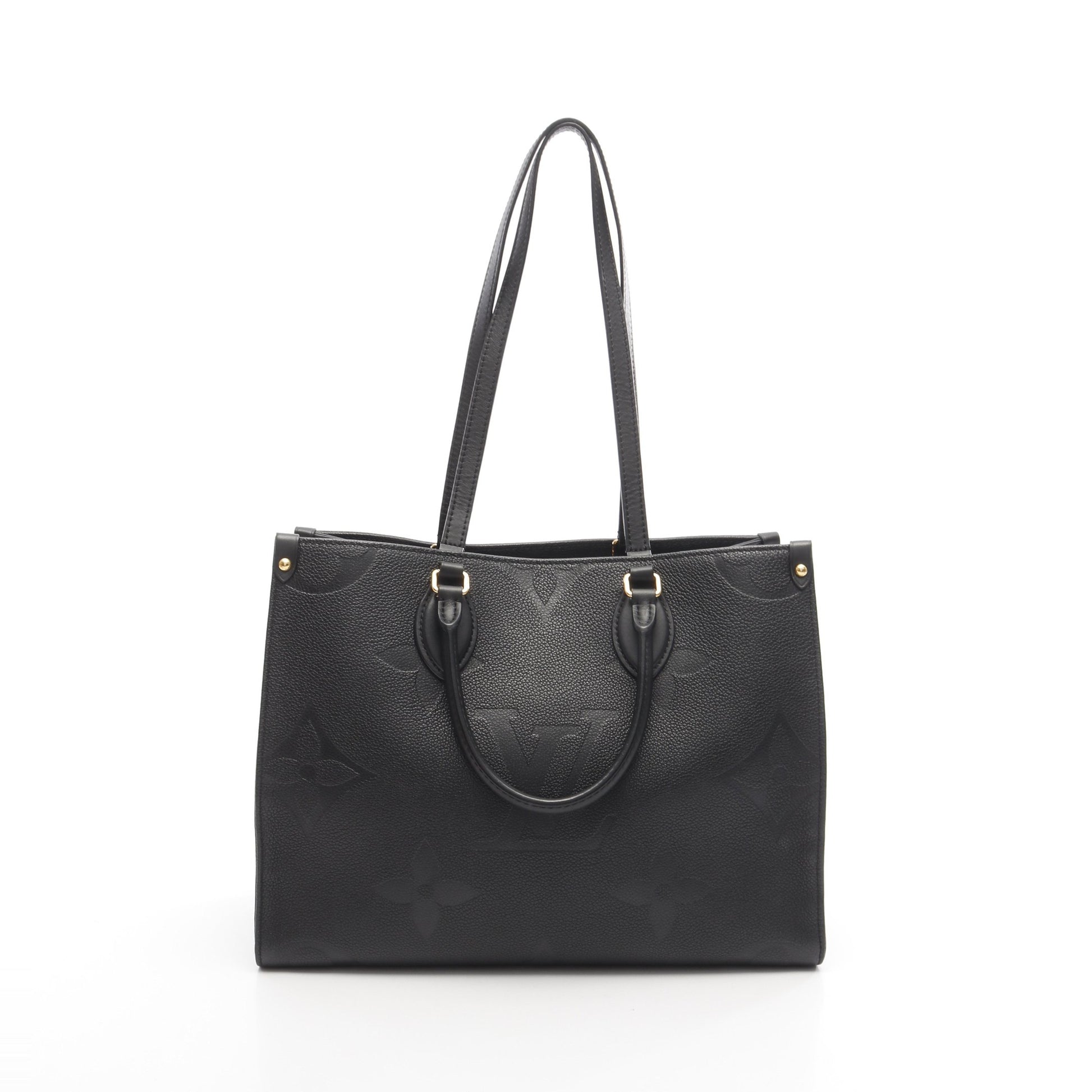 オンザゴーMM モノグラムアンプラント ノワール ショルダーバッグ トートバッグ レザー ブラック 2WAY ルイヴィトン バッグ LOUIS VUITTON