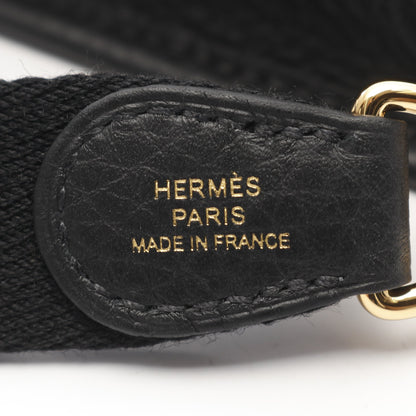 エヴリンTPM アマゾン ショルダーバッグ トリヨンクレマンス ブラック ゴールド金具 K刻印 エルメス バッグ HERMES