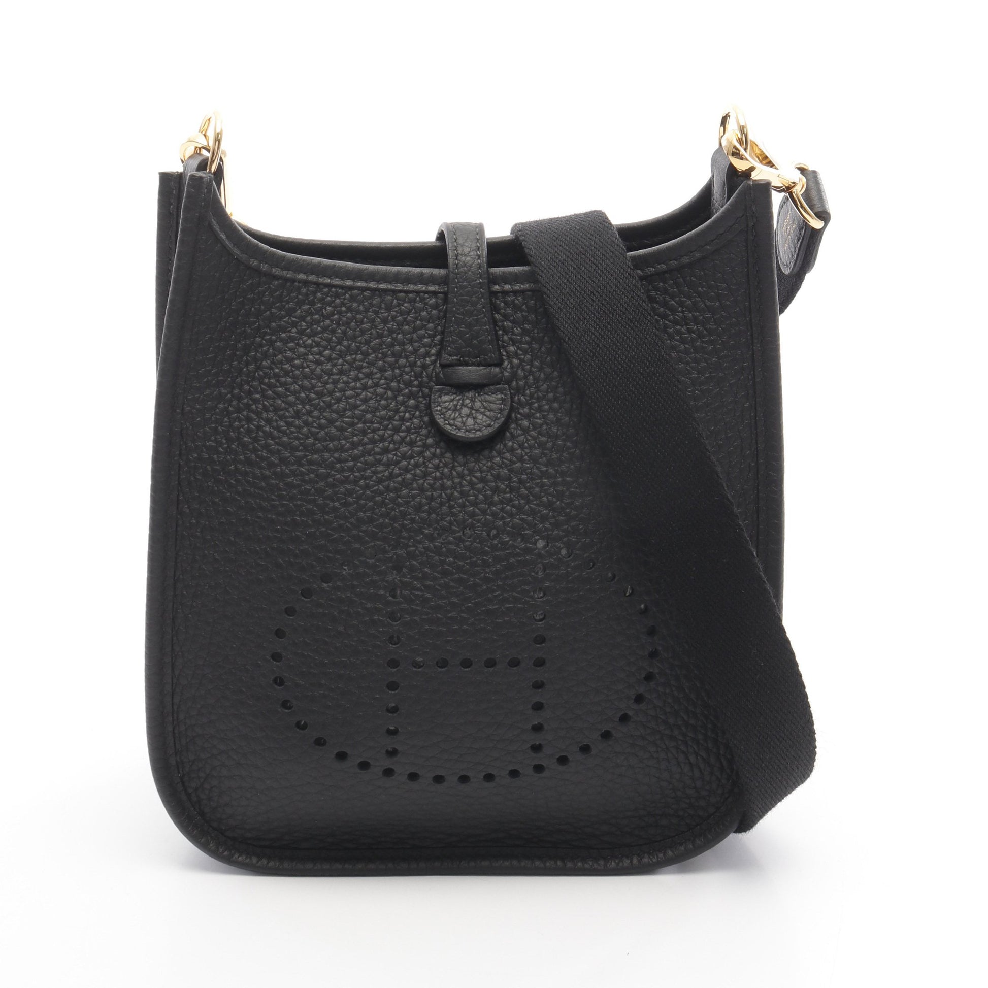エヴリンTPM アマゾン ショルダーバッグ トリヨンクレマンス ブラック ゴールド金具 K刻印 エルメス バッグ HERMES