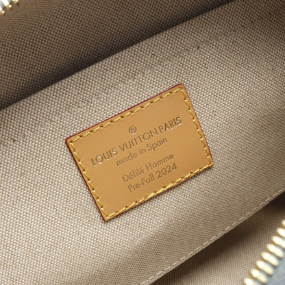 スピーディ バンドリエール25 ダミエデニム ハンドバッグ デニム レザー ブルー 2WAY ルイヴィトン バッグ LOUIS VUITTON