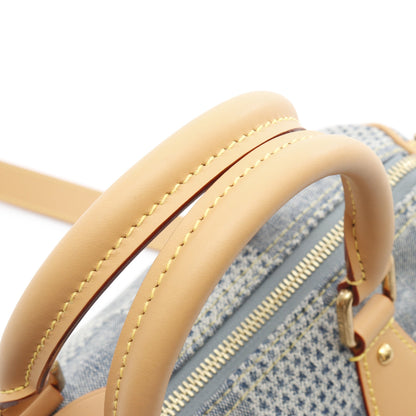スピーディ バンドリエール25 ダミエデニム ハンドバッグ デニム レザー ブルー 2WAY ルイヴィトン バッグ LOUIS VUITTON