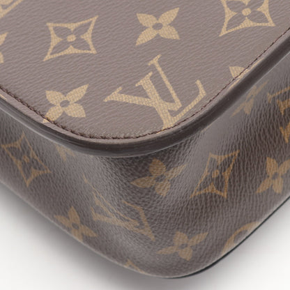 パッシー モノグラム チェーンショルダーバッグ PVC レザー ブラウン ブラック ルイヴィトン バッグ LOUIS VUITTON