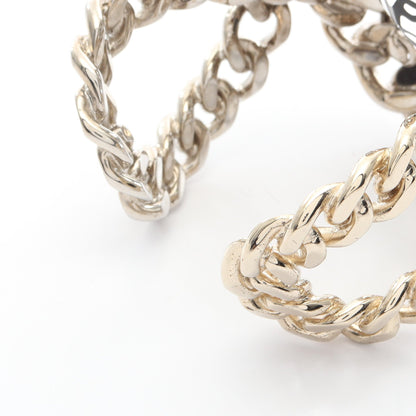 CDロゴ バングル GP クリスタル ゴールド クリア ブラック クリスチャンディオール アクセサリー Christian Dior