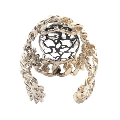 CDロゴ バングル GP クリスタル ゴールド クリア ブラック クリスチャンディオール アクセサリー Christian Dior