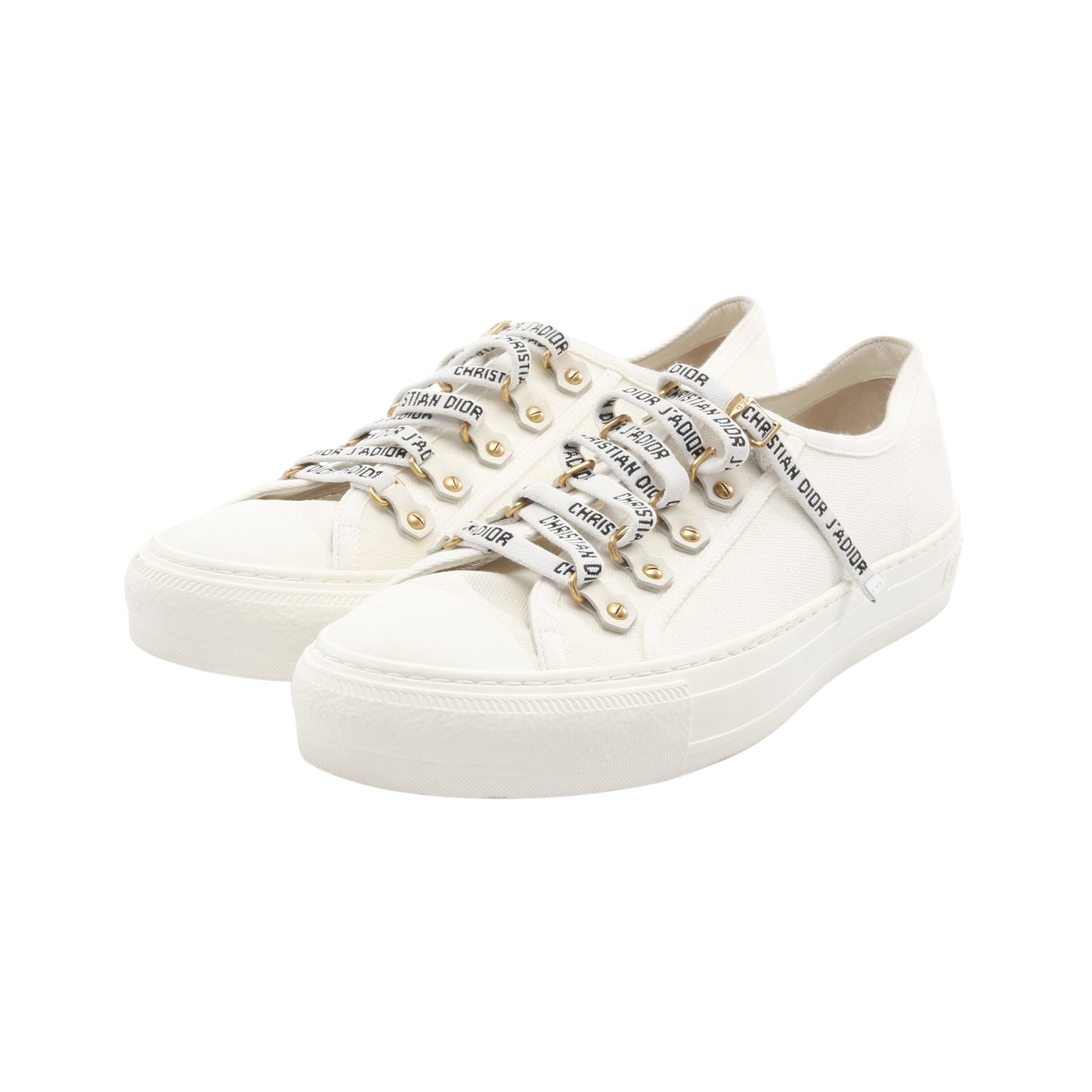 Walk'n'Dior スニーカー キャンバス ホワイト クリスチャンディオール シューズ Christian Dior