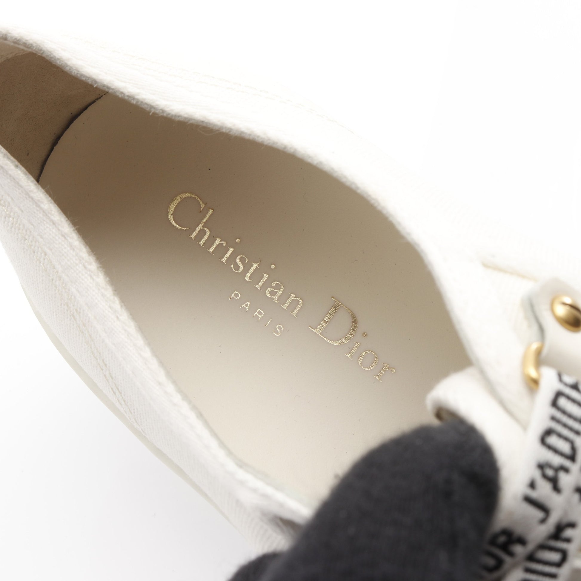 Walk'n'Dior スニーカー キャンバス ホワイト クリスチャンディオール シューズ Christian Dior