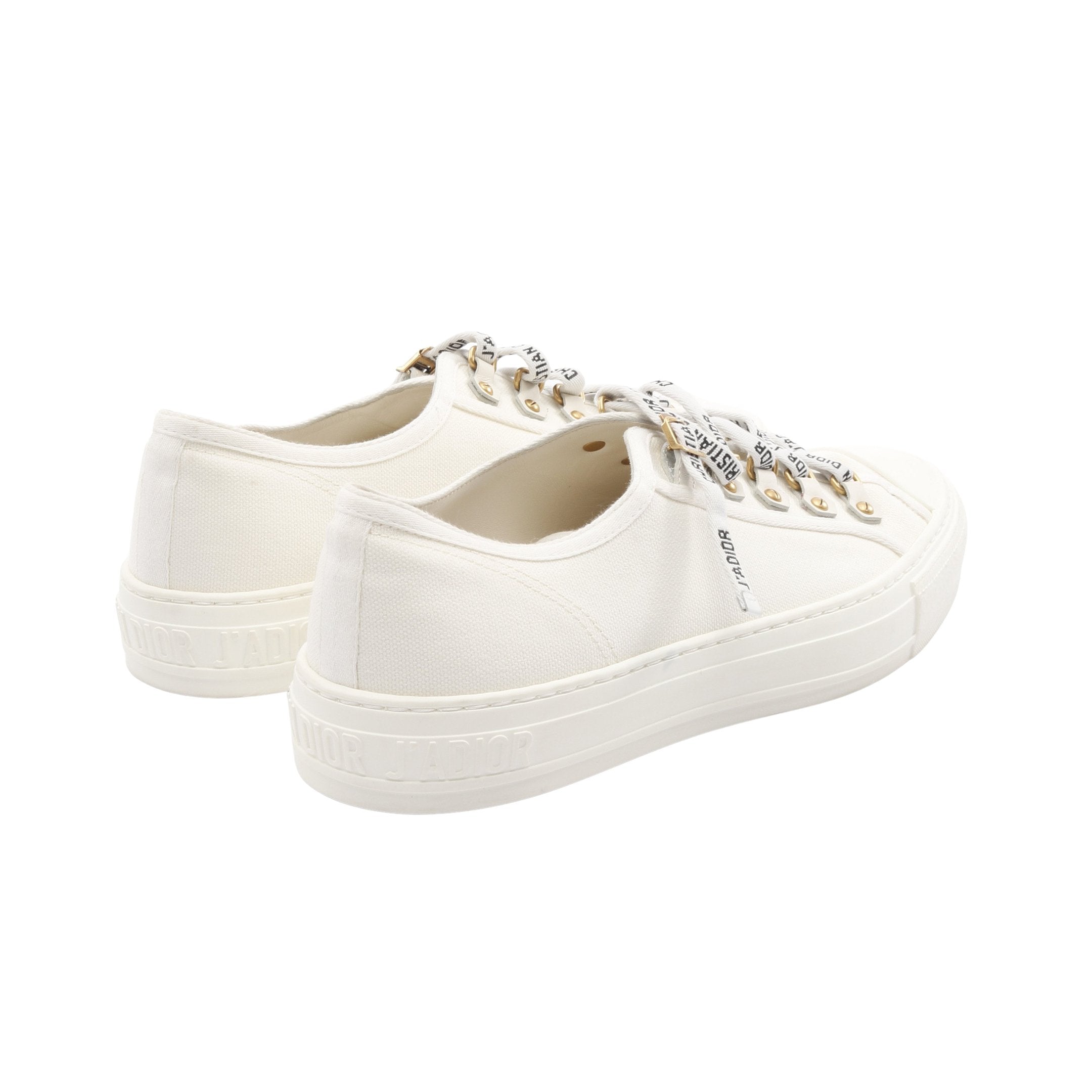 Walk'n'Dior スニーカー キャンバス ホワイト クリスチャンディオール