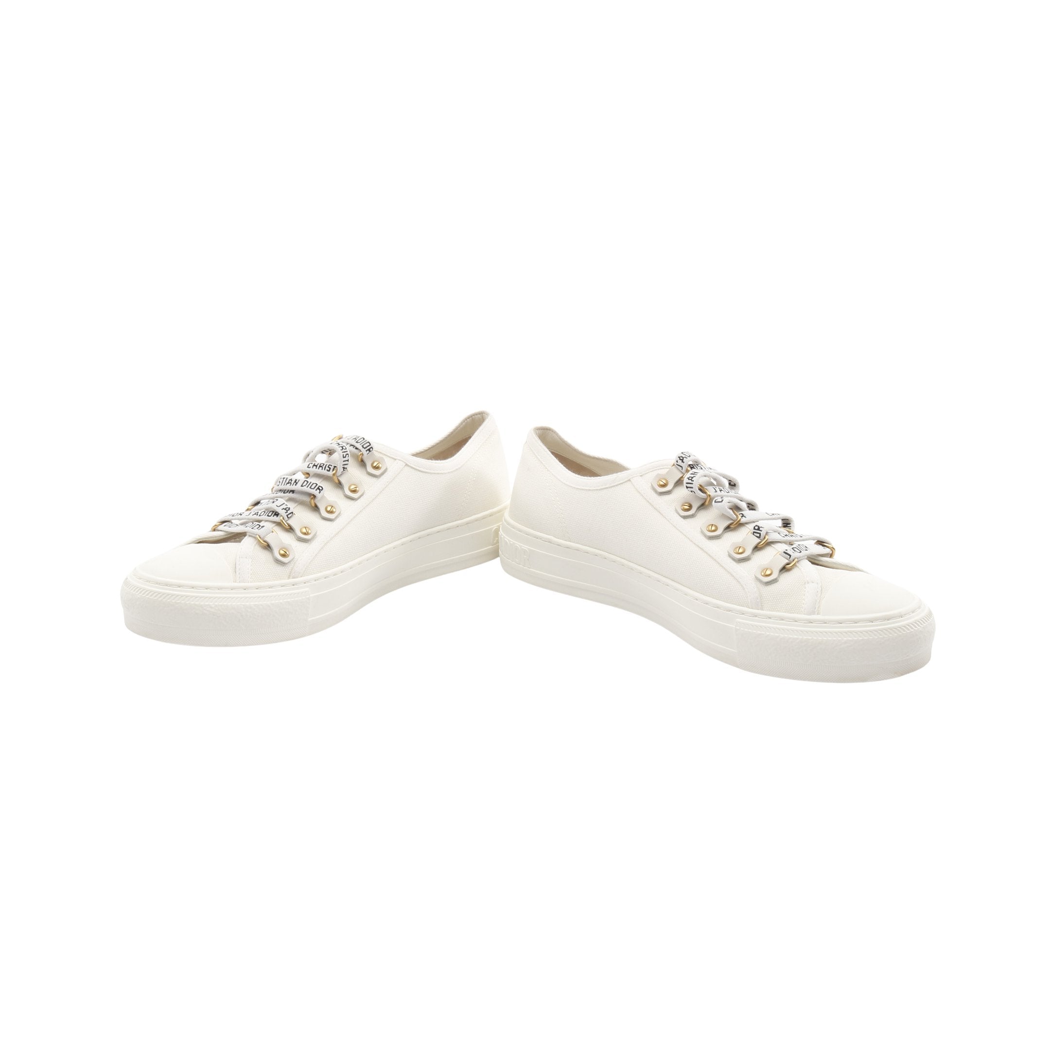 Walk'n'Dior スニーカー キャンバス ホワイト クリスチャンディオール