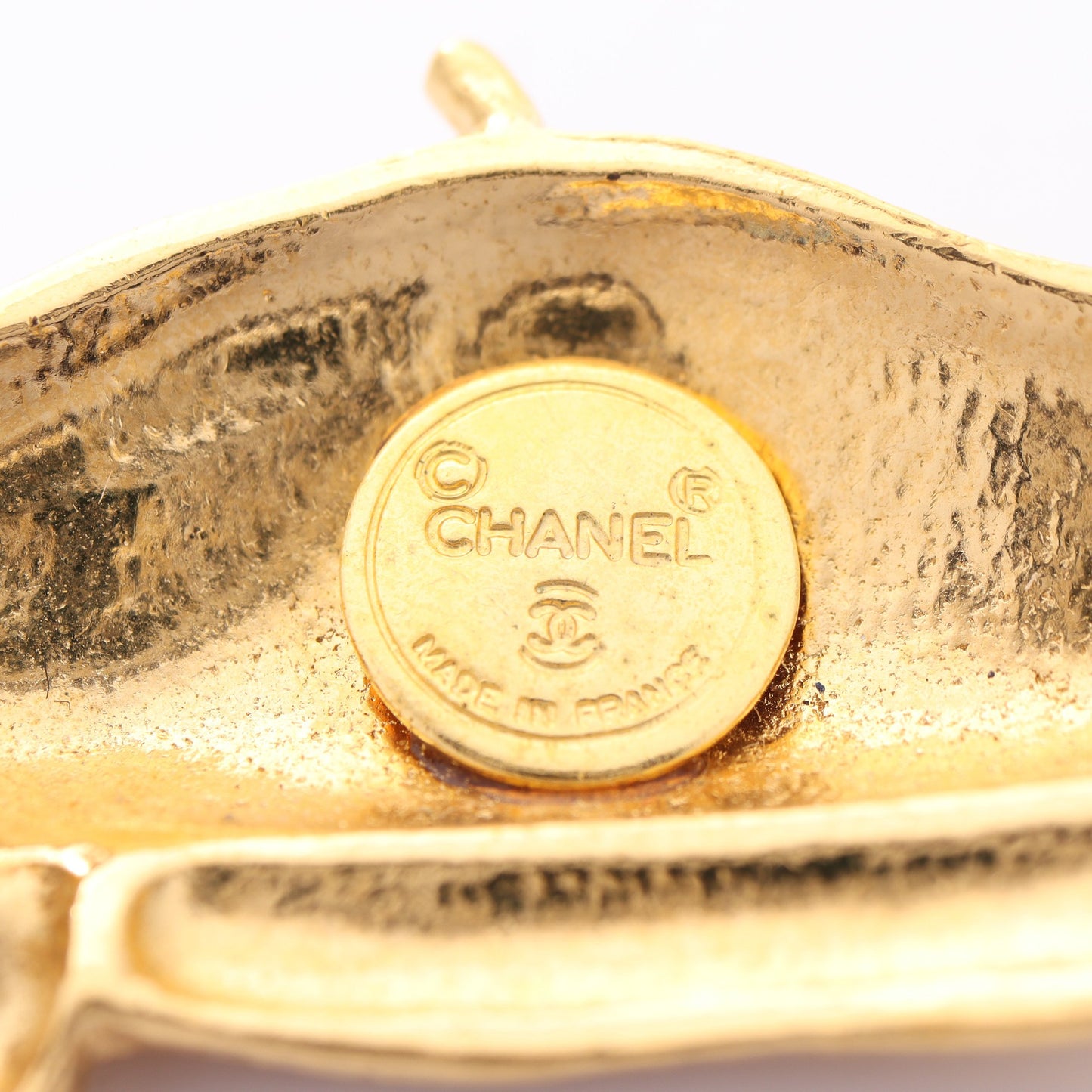 ベレー帽モチーフ ブローチ GP ゴールド ヴィンテージ シャネル アクセサリー CHANEL