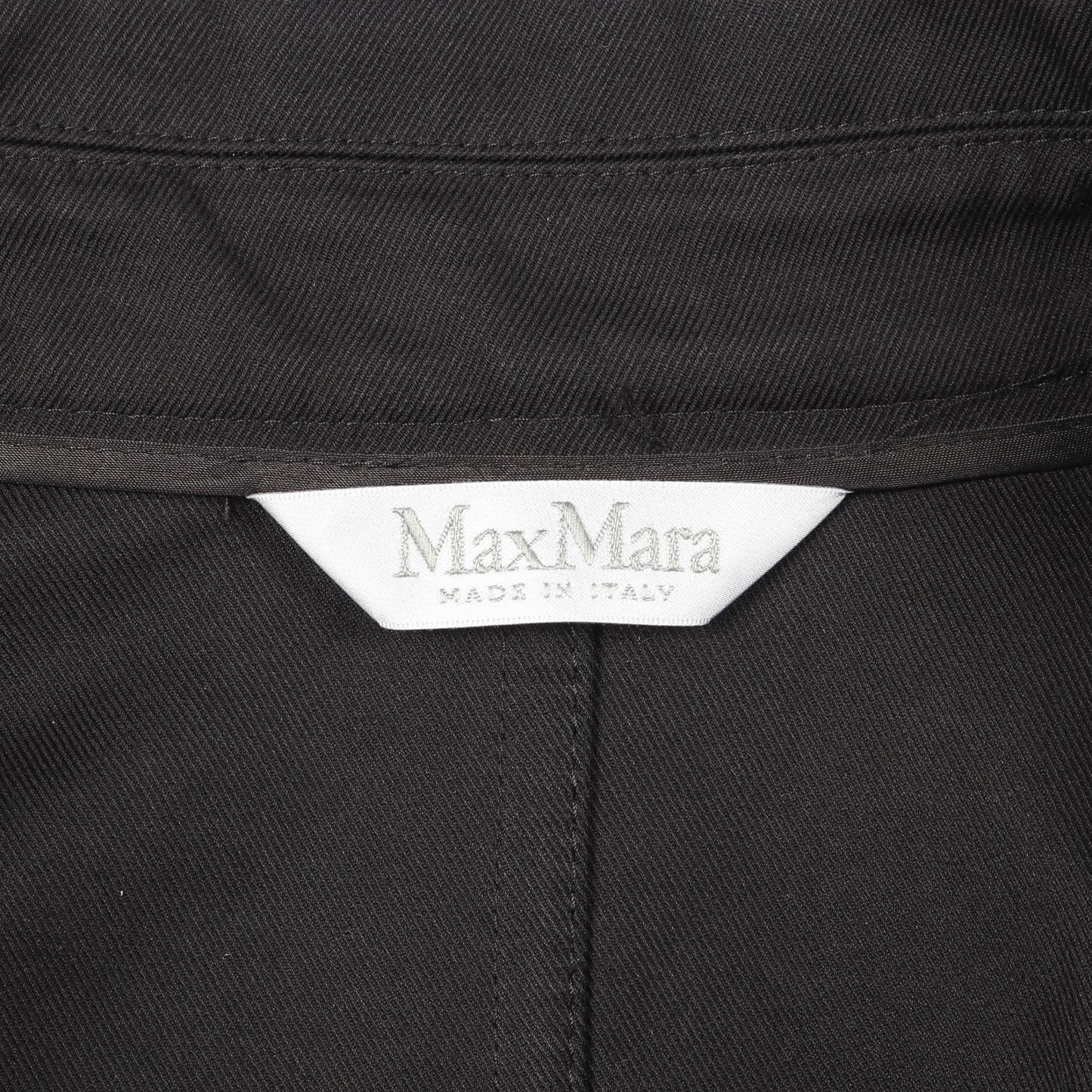 ケープ ポンチョ コート コットン ブラック マックスマーラ アウター Max Mara