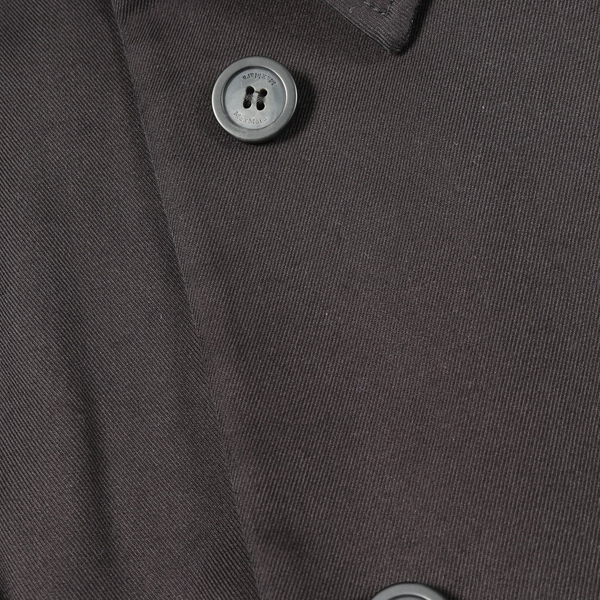 ケープ ポンチョ コート コットン ブラック マックスマーラ アウター Max Mara