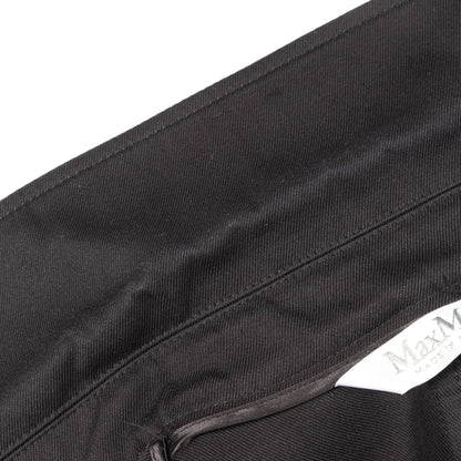 ケープ ポンチョ コート コットン ブラック マックスマーラ アウター Max Mara