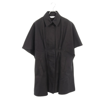 ケープ ポンチョ コート コットン ブラック マックスマーラ アウター Max Mara