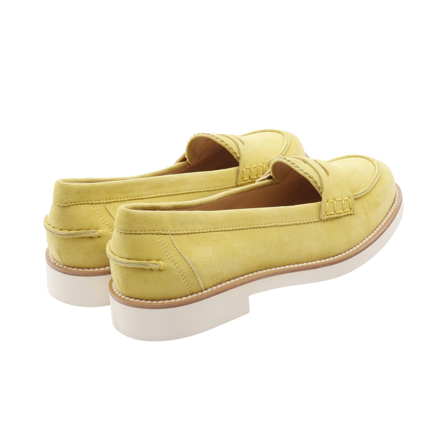 モカシン カジュアルシューズ スエード イエローグリーン トッズ シューズ TOD'S