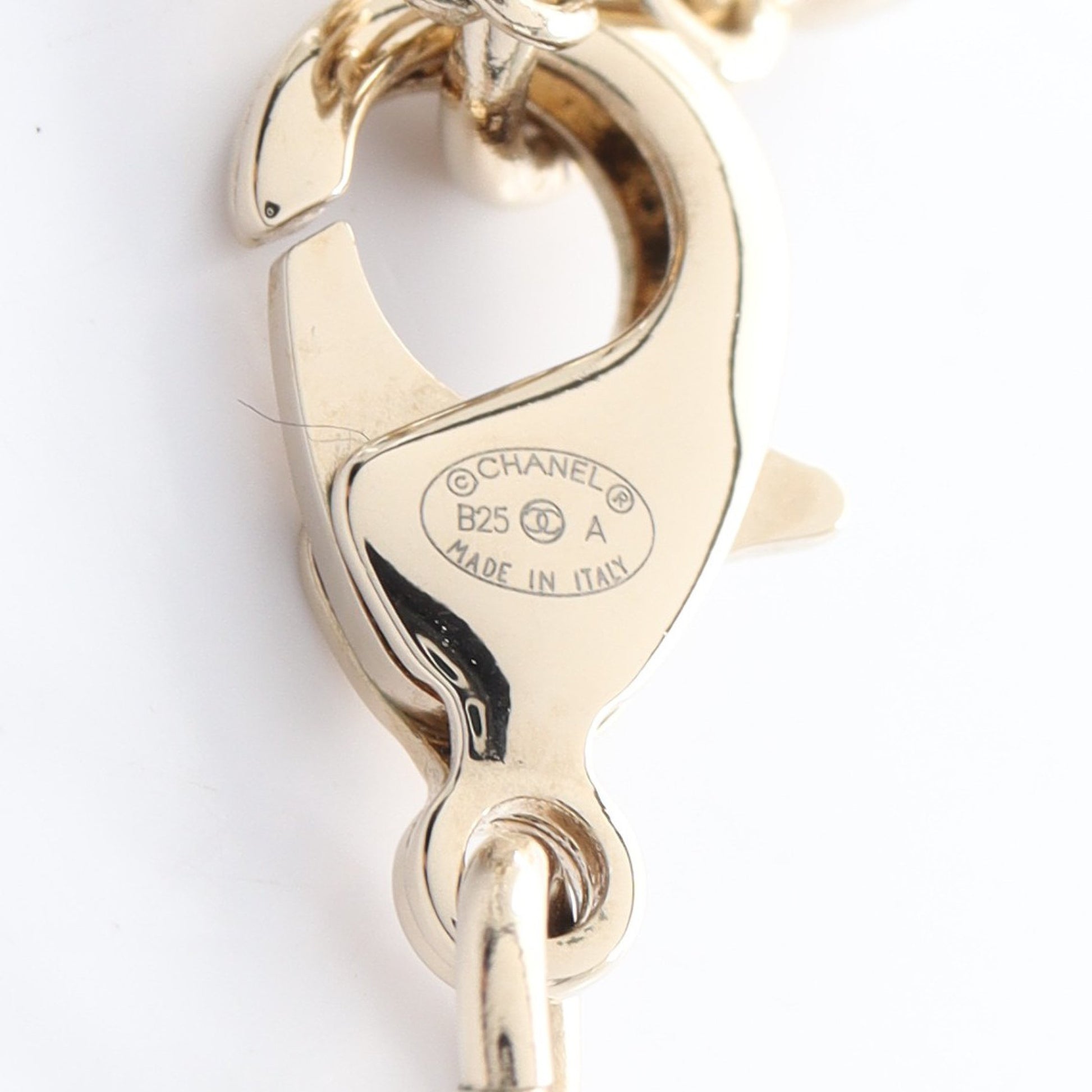 ココマーク スター ネックレス GP ラインストーン シルバー ゴールド クリア B25A シャネル アクセサリー CHANEL