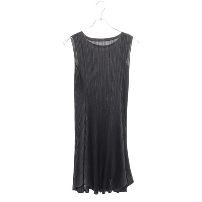 プリーツ ワンピース ノースリーブ ブラック プリーツプリーズ ワンピース PLEATS PLEASE
