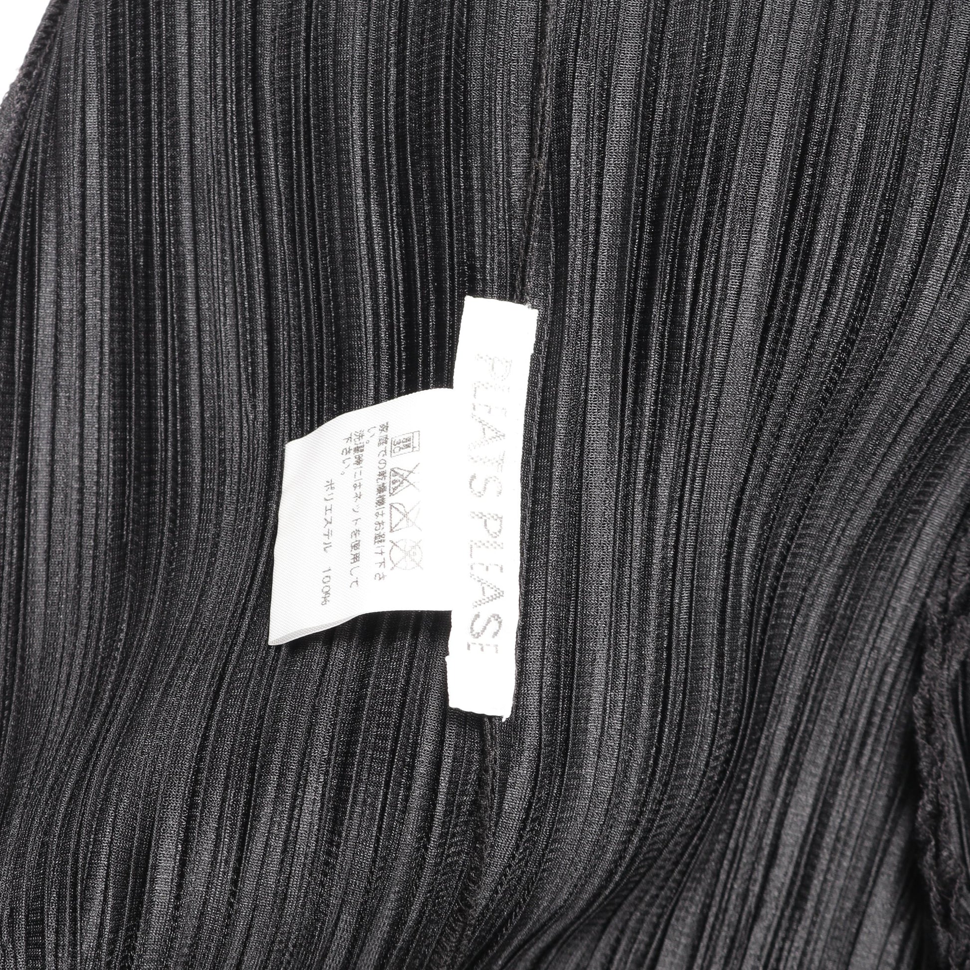 プリーツ ワンピース ノースリーブ ブラック プリーツプリーズ ワンピース PLEATS PLEASE