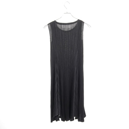 プリーツ ワンピース ノースリーブ ブラック プリーツプリーズ ワンピース PLEATS PLEASE
