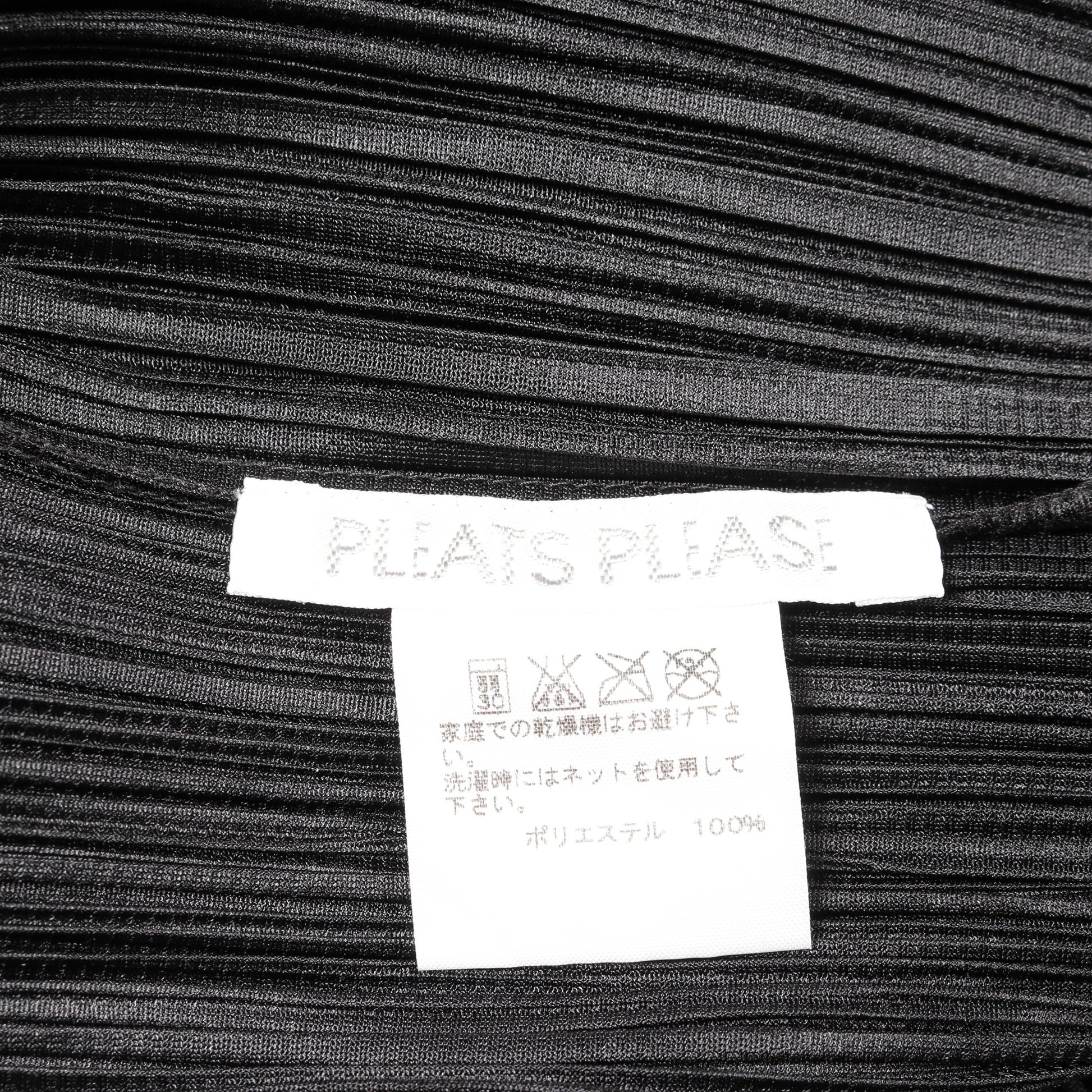 プリーツ ワンピース ノースリーブ ブラック プリーツプリーズ ワンピース PLEATS PLEASE