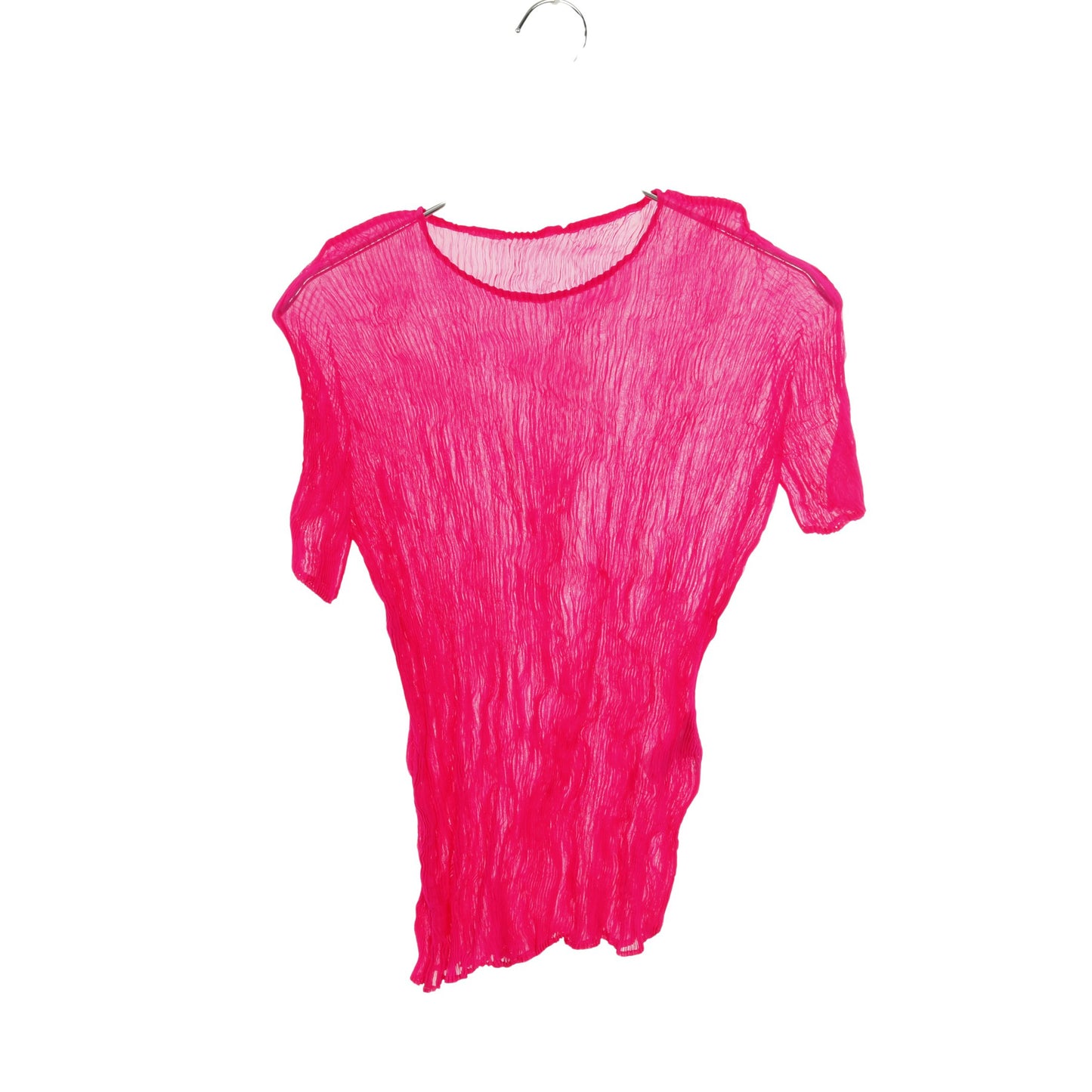 プリーツ トップス 半袖 ピンク イッセイミヤケ トップス ISSEY MIYAKE