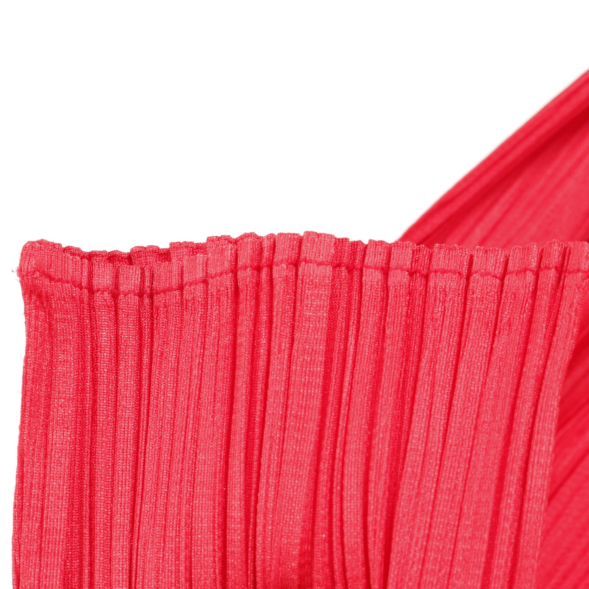プリーツ カーディガン レッド プリーツプリーズ トップス PLEATS PLEASE