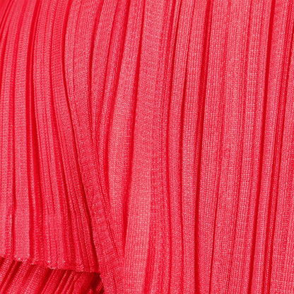 プリーツ カーディガン レッド プリーツプリーズ トップス PLEATS PLEASE