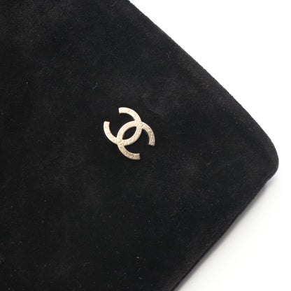 ココマーク ブーツ スエード ブラック シャネル シューズ CHANEL