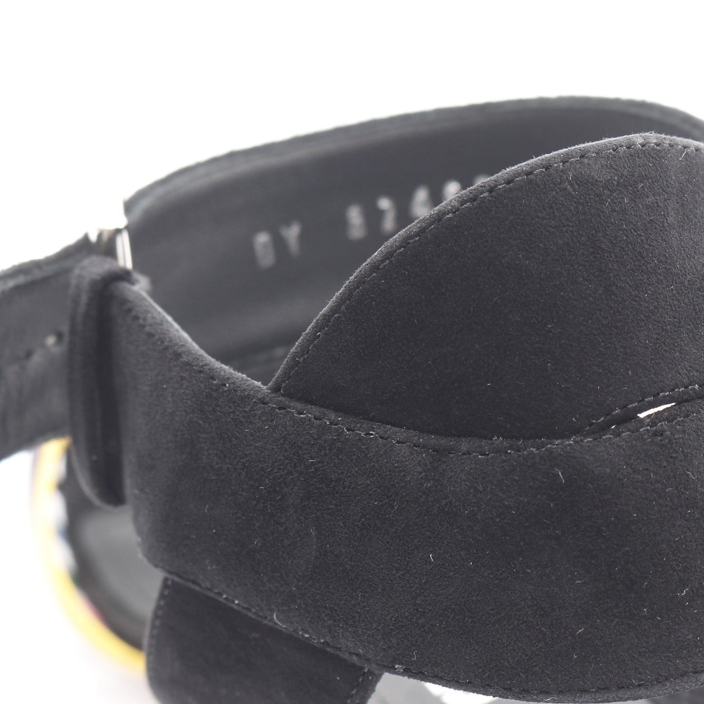 サンダル スエード レザー ブラック マルチカラー サルヴァトーレフェラガモ シューズ Salvatore Ferragamo