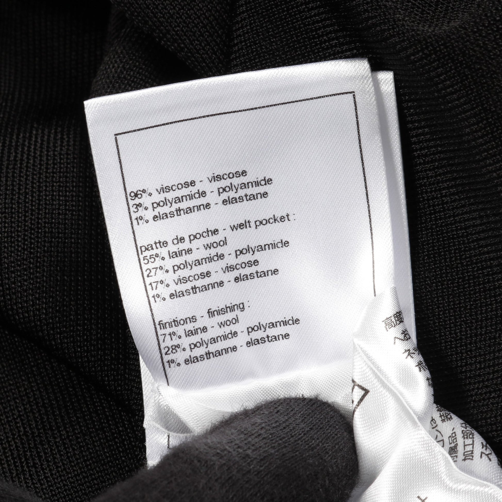 ココマークボタン カーディガン ビスコース ブラック ホワイト シャネル トップス CHANEL
