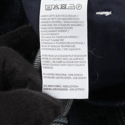 ハイウエスト デニムパンツ コットン インディゴブルー ボタンフライ ジャックムス ボトムス JACQUEMUS