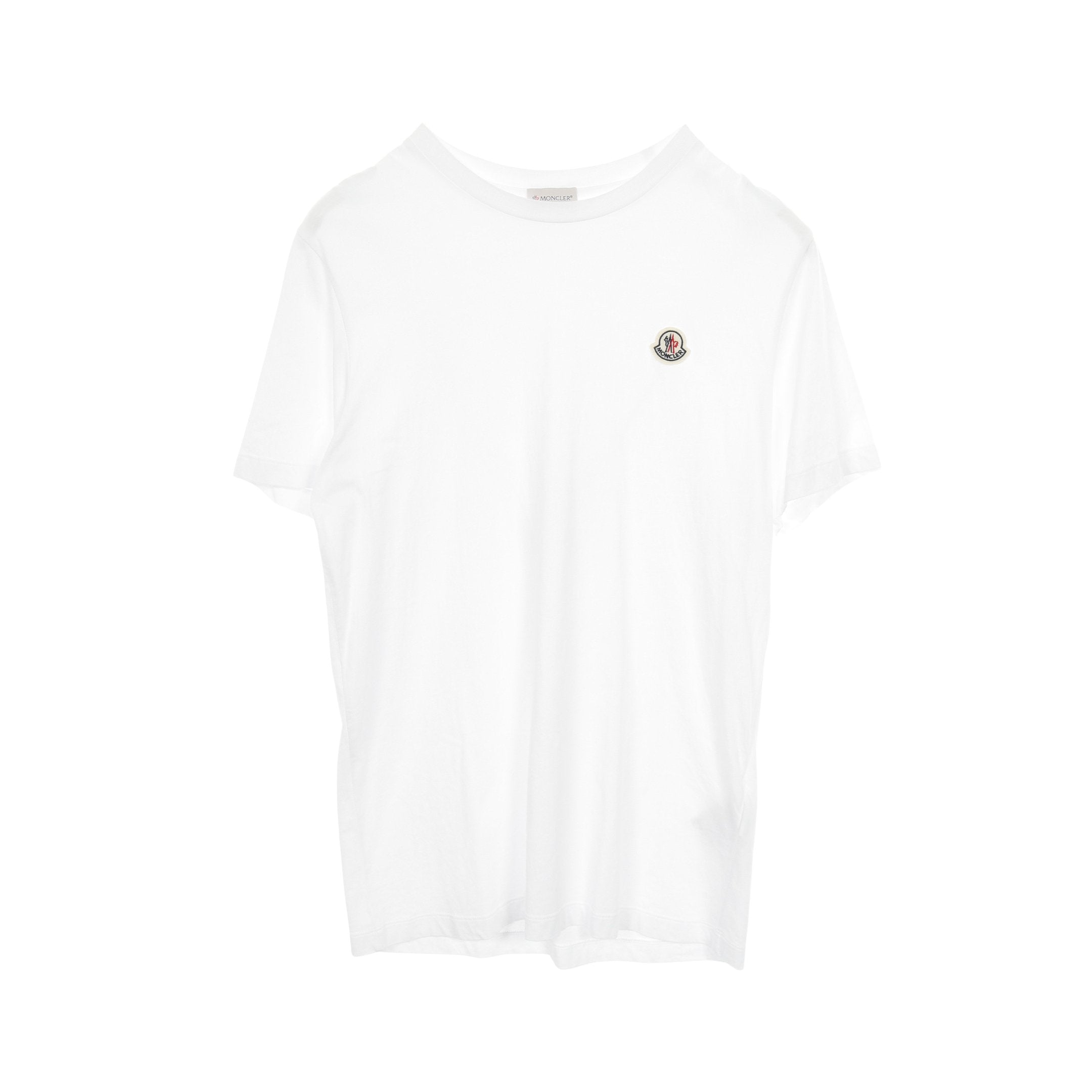 MONCLER ホワイト Tシャツ 半袖 MONCLER ホワイト Tシャツ