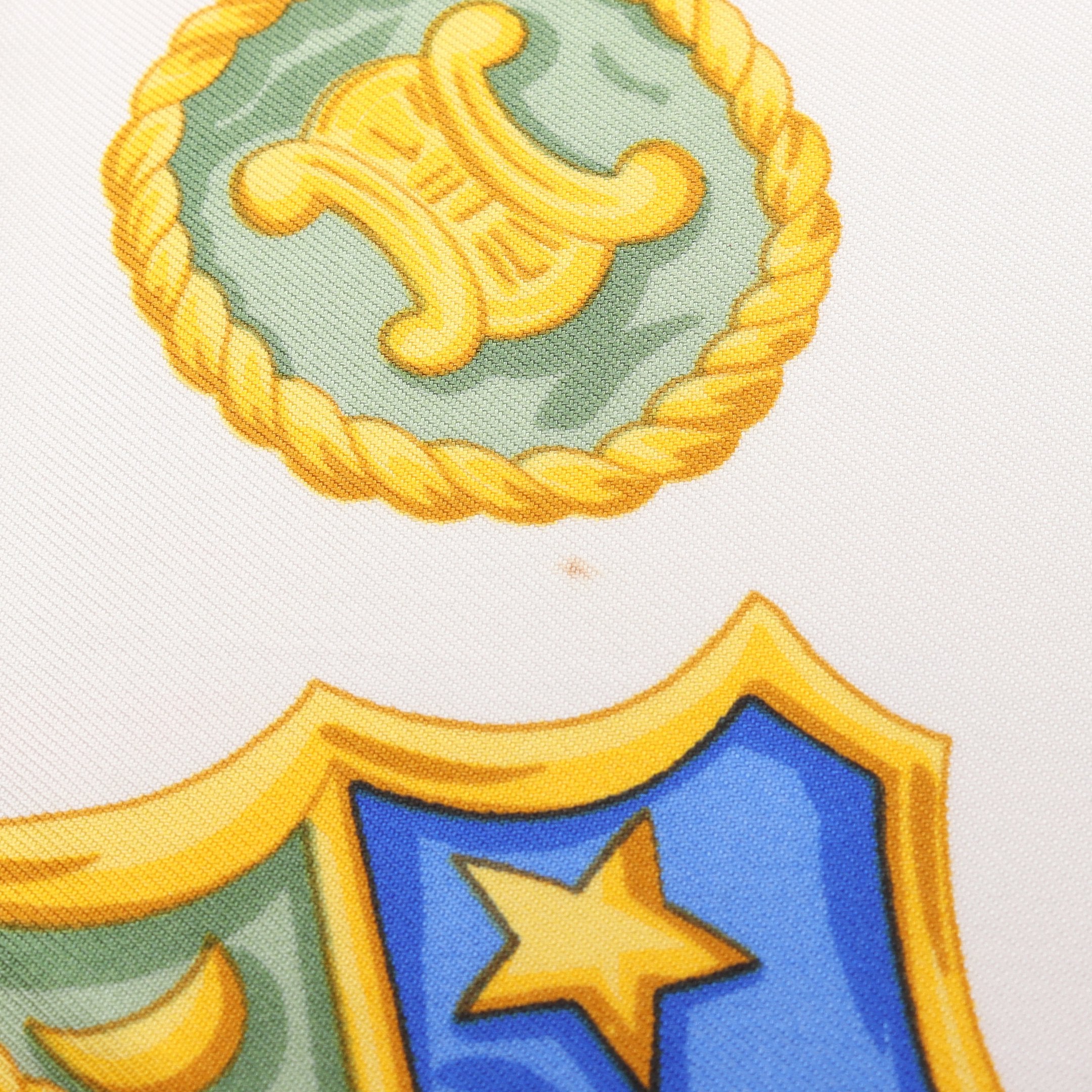 トリオンフ スカーフ シルク ネイビー マルチカラー セリーヌ – RECLO