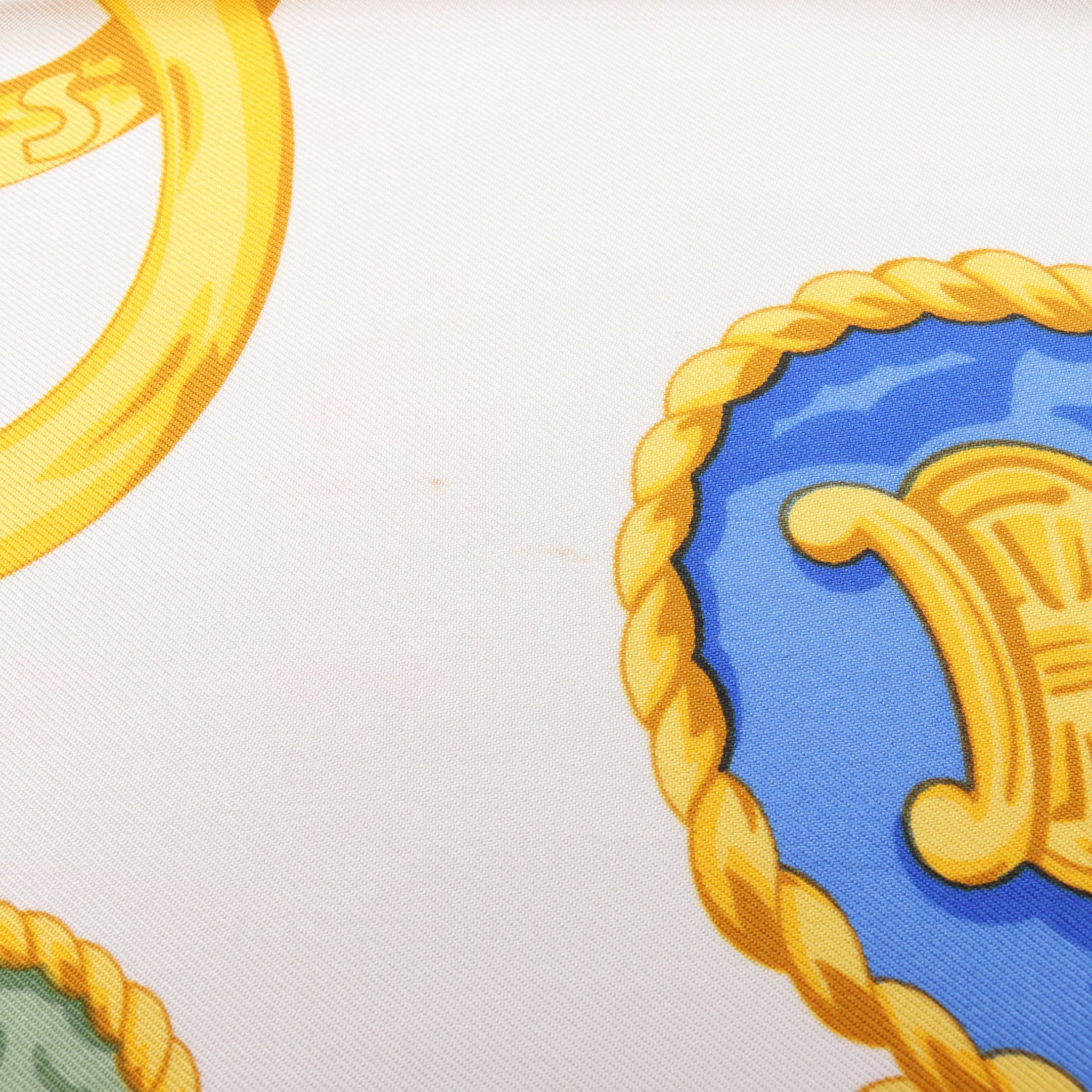 トリオンフ スカーフ シルク ネイビー マルチカラー セリーヌ – RECLO